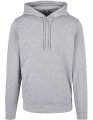 Heren Hoodie Basic Build Your Brand BB001 heather grey